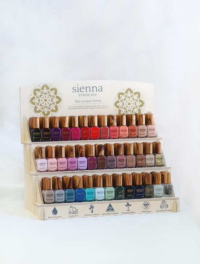 Luxe nail polish display stand by sienna