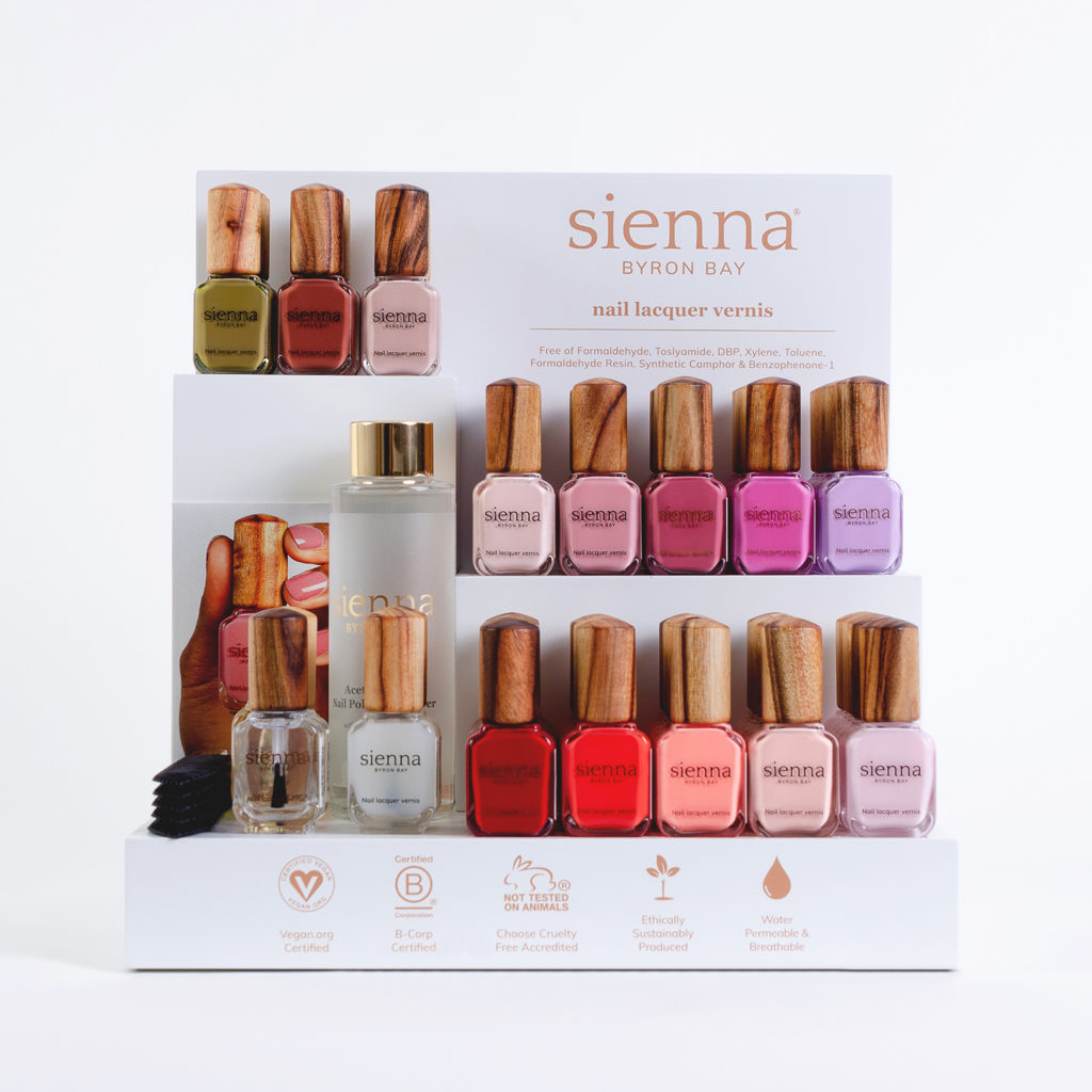 Sienna small display stand front view